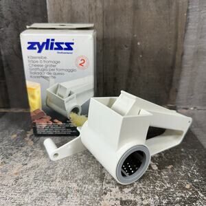 ZYLISS Switzerland Rotary Cheese Grater White Cream